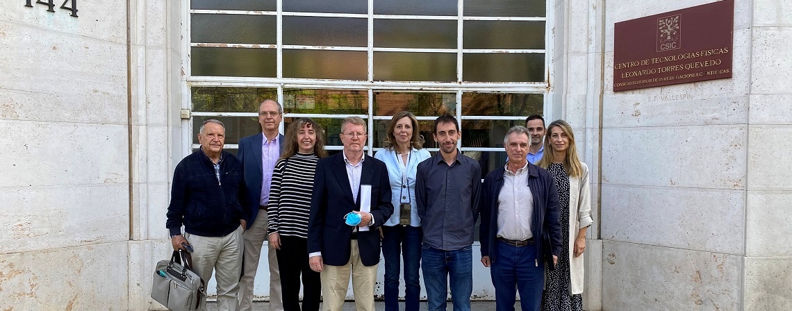 Visita de FDM a las instalaciones del Centro de Tecnologías Físicas Leonardo Torres Quevedo, Madrid.